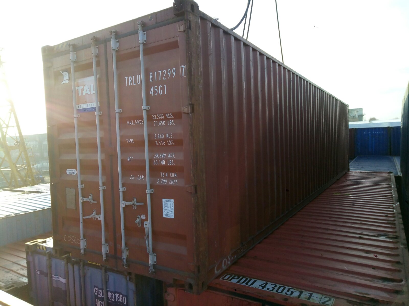 40HC Shipping containers 40 feet high cube