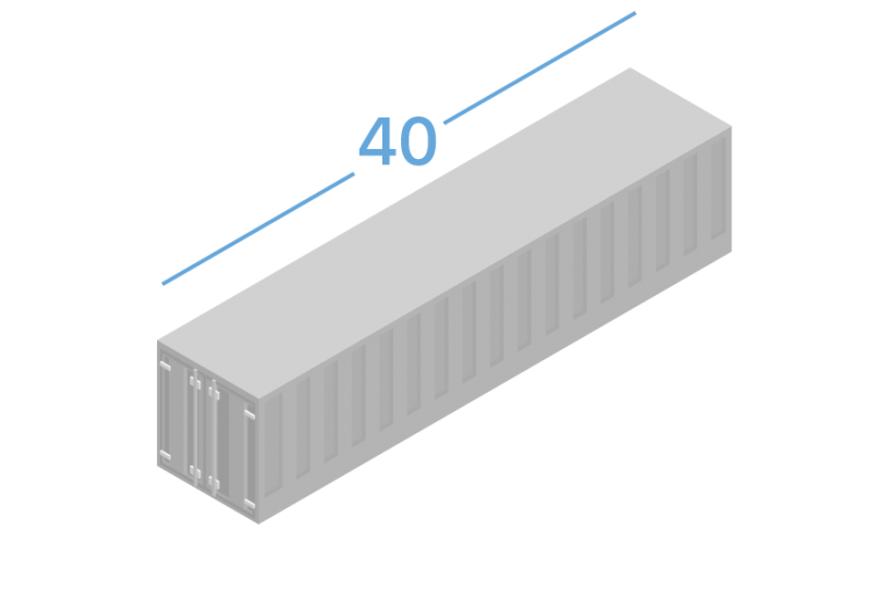 40ОT Shipping containers Open Top 40 feet