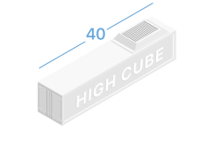 40HR Refrigerated containers 40 feet high cube