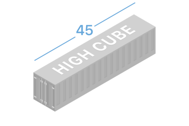 45HC Shipping containers 45 feet high cube